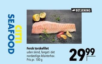 Fersk torskefilet