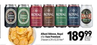 Citti Albani odense, royal eller faxe premium tilbud