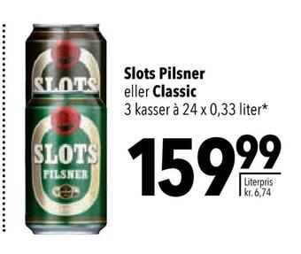 Citti Slots pilsner eller classic tilbud