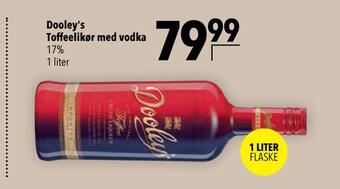 Citti Dooley's toffeelikør med vodka tilbud