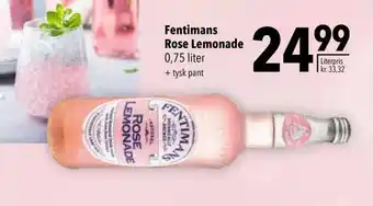 Fentimans rose lemonade