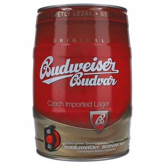 Netpris Budweiser budvar 5% 5 l tilbud