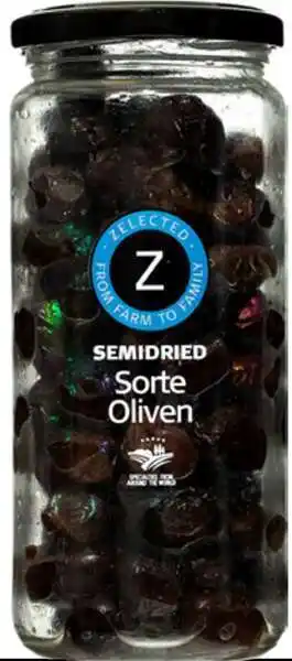 Semidried oliven, 300 g