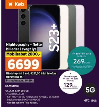 Galaxy s23 plus mobiltelefon