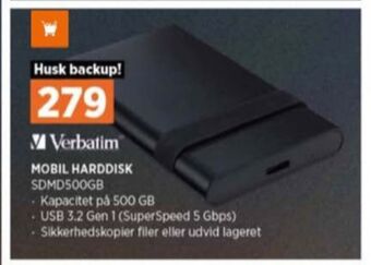 Verbatim harddisk