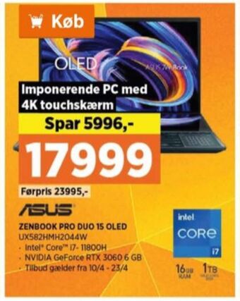 Power Asus bærbar pc tilbud