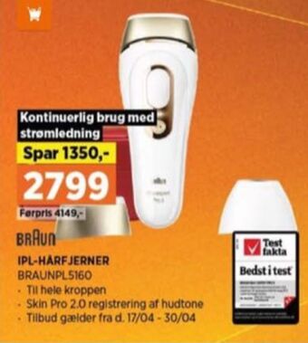 Power Braun hårfjerner tilbud