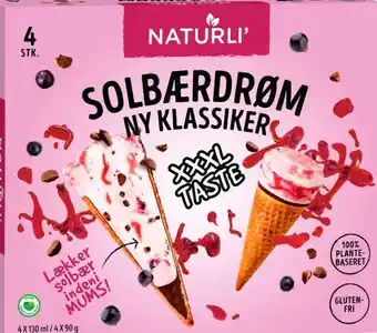 REMA 1000 Solbærdrøm isvaffel, 520 ml tilbud