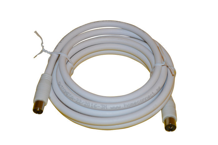 jem & fix Antenneledning med stik 3 meter tilbud