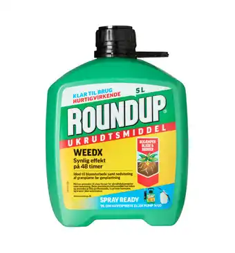 jem & fix Roundup weedx ready/refill 5 liter tilbud