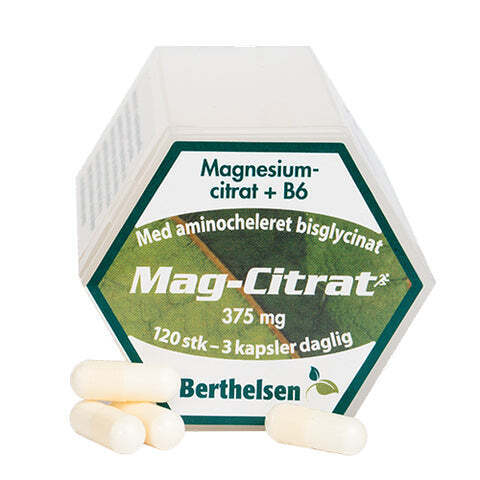 Helsemin Berthelsen, mag-citrat berthelsen, 120 kap tilbud
