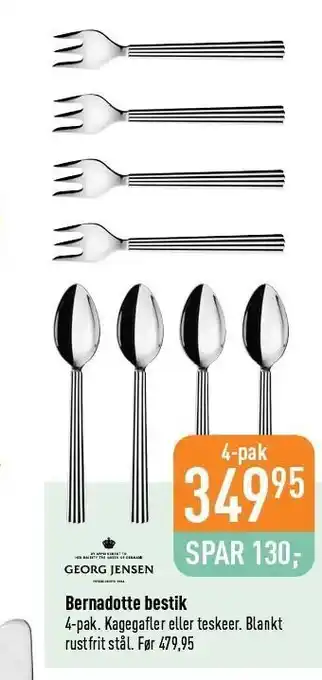 Imerco Georg jensen bernadotte bestik tilbud