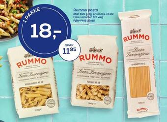 Irma Rummo pasta tilbud