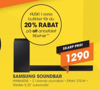 Expert Samsung soundbar tilbud