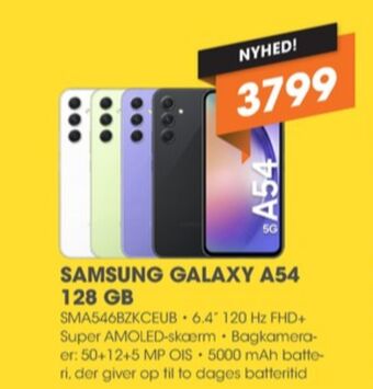 Expert Galaxy a54 mobiltelefon tilbud