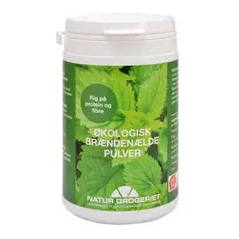 Helsemin Natur-drogeriet, brændenældemel ø, 120 g tilbud