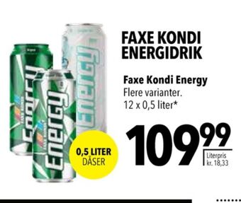 Citti Energy energidrik tilbud