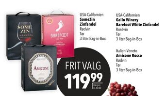 Citti Ukendt californisk rødvin tilbud