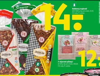Coop 365 Kohberg rugbrød tilbud