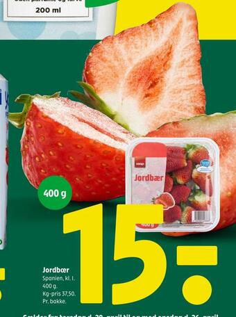 Coop 365 Jordbær tilbud