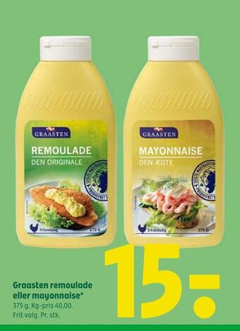 Coop 365 Graasten remoulade eller mayonnaise tilbud