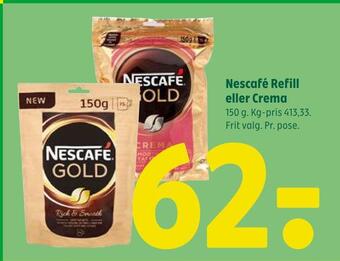 Coop 365 Nescafé refill eller crema tilbud