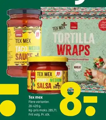 Coop 365 Tex mex tilbud