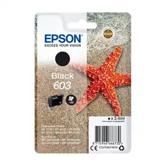 Epson sort 603 blæk