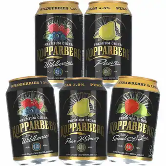 Netpris Kopparberg blandet smagskasse 24 x 330ml tilbud
