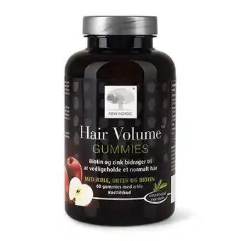 Helsemin New nordic, hair volume gummies, 60 gum tilbud