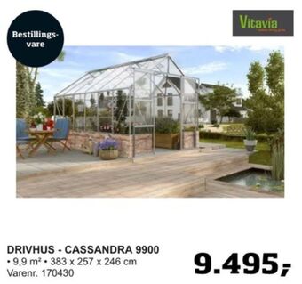 Bygma Vitavia drivhus tilbud