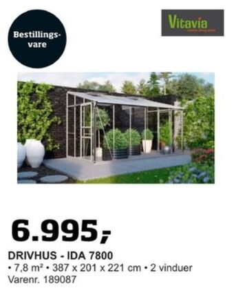 Bygma Vitavia drivhus tilbud