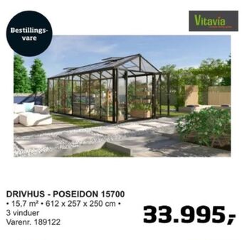 Bygma Vitavia drivhus tilbud