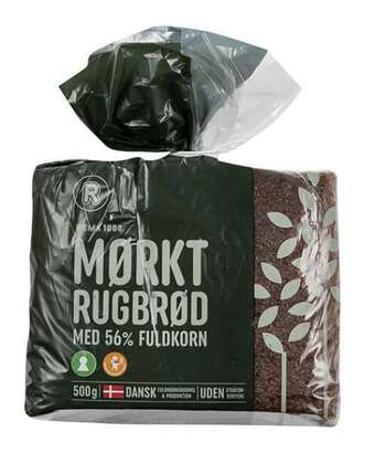 Rema 1000 Mørkt rugbrød, 500 g tilbud