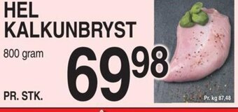 ABC Lavpris Hel Kalkunbryst tilbud