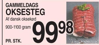 Gammeldags Oksesteg