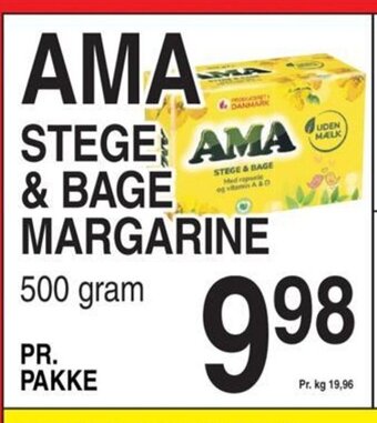 ABC Lavpris Ama Stege & Bage Margarine tilbud