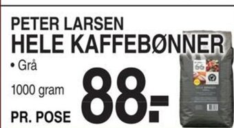 ABC Lavpris Peter Larsen Hele Kaffebønner tilbud