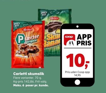 Kvickly Carletti Skumslik tilbud