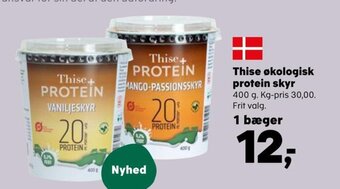 Kvickly Thise Økologisk Protein Skyr tilbud