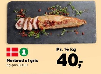 Kvickly Mørbrad Af Gris tilbud