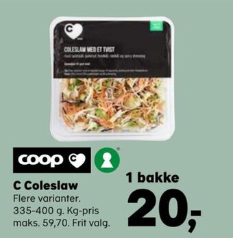 Kvickly C Coleslaw tilbud