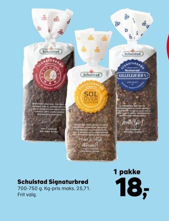 Kvickly Schulstad Signaturbrød tilbud