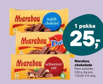 Kvickly Marabou Chokolade tilbud