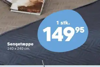 Kvickly Sengetæppe tilbud