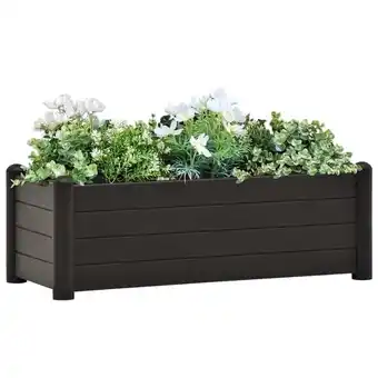 Højbed 100x43x35 cm pp antracitgrå