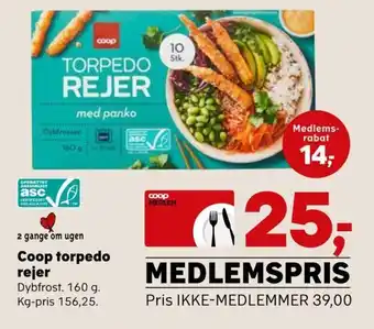 SuperBrugsen Coop Torpedo Rejer tilbud