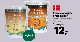 SuperBrugsen Thise Økologisk Protein Skyr tilbud