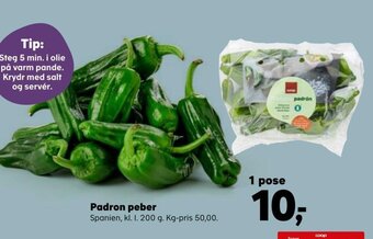 SuperBrugsen Padron Peber tilbud