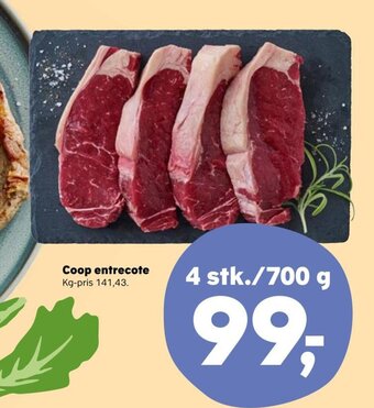 SuperBrugsen Coop Entrecote tilbud